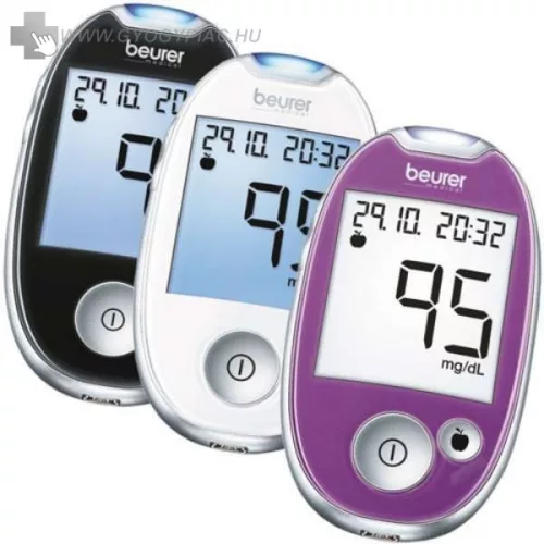 Vércukormérő Beurer GL 44 Mmol/L -3 színben, 3 év garanciával