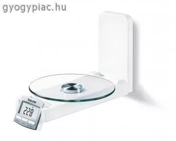 Falra szerelhető konyhai mérleg Beurer KS 52, 5 év garanciával