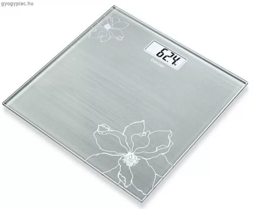 Digitális személymérleg Beurer GS 10,  üveg, 180 kg-ig, 5 év garanciával