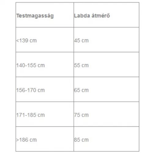 Gimnasztikai labda (Vivamax) - 65 cm