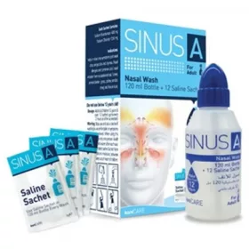SINUS A sóoldatos orrmosó 120 ml + 12 só