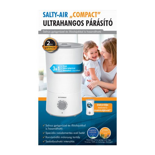 Salty-Air Compact Ultrahangos párásító 3in1