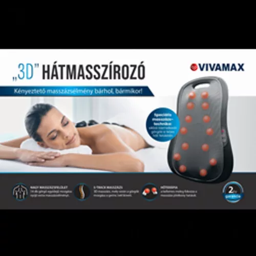 3D hátmasszírozó készülék vvx
