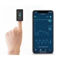   Bluetooth funkcióval ellátott Viatom Oxismart PC60FW pulzoximéter