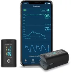 Bluetooth funkcióval ellátott Viatom Oxismart PC60FW pulzoximéter