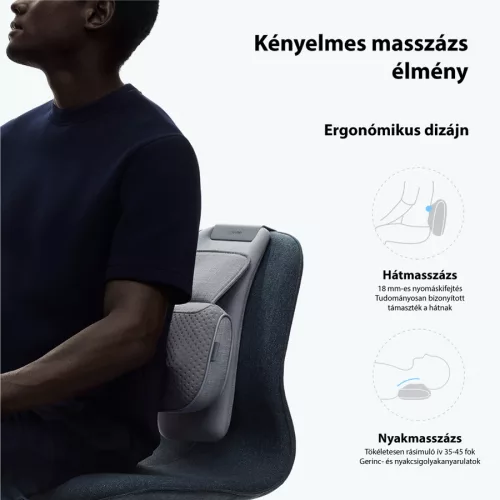 Naipo oPillow hátmasszírozó  melegítő funkcióval