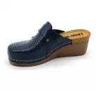 Leon Comfortstep 1001 kék női bőr papucs 36-41