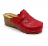 Leon Comfortstep 1001 piros női bőr papucs 36-41