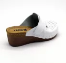 Leon Comfortstep 1002 fehér női bőr papucs 36-41