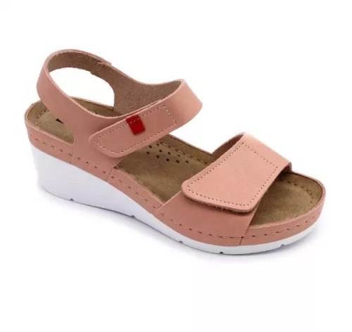Leon Comfortstep 1080 női rose bőr szandál 37