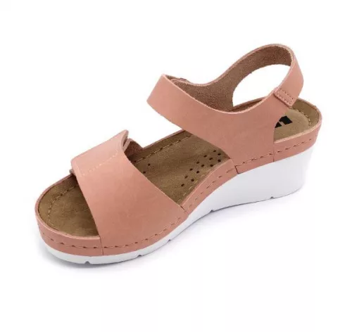 Leon Comfortstep 1080 női rose bőr szandál 37