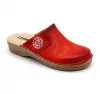 Leon Comfortstep 360 piros női bőr papucs 36-42
