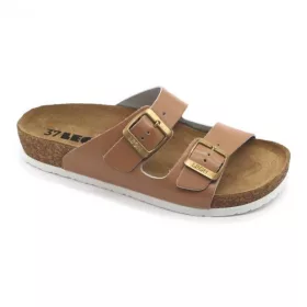   Leon Comfortstep 4010 női barack papucs 37 -Birkenstockhoz hasonlatos talppal