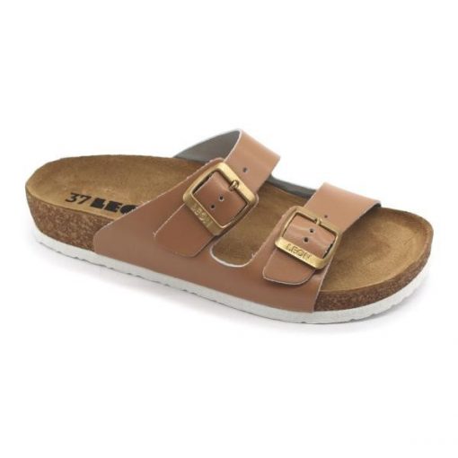 Leon Comfortstep 4010 női barack papucs 37 -Birkenstockhoz hasonlatos talppal