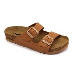   Leon Comfortstep 4010 női barna Orlando papucs 36-41 -Birkenstockhoz hasonlatos talppal