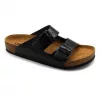 Leon Comfortstep 4010 női fekete papucs 35-42 -Birkenstockhoz hasonlatos talppal