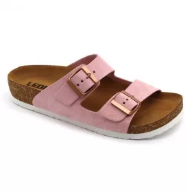   Leon Comfortstep 4010 női rose papucs 35-42 -Birkenstockhoz hasonlatos talppal