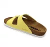 Leon Comfortstep 4010 női sárga papucs 36-41 -Birkenstockhoz hasonlatos talppal
