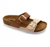 Leon Comfortstep 4011 női barna-púder papucs 35-40 -Birkenstockhoz hasonlatos talppal