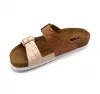 Leon Comfortstep 4011 női barna-púder papucs 35-40 -Birkenstockhoz hasonlatos talppal