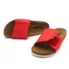 Leon Comfortstep 4022 piros női bőr papucs 35-41 -Birkenstockhoz hasonlatos talppal