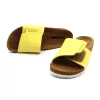 Leon Comfortstep 4022 sárga női bőr papucs 35-39, 41 -Birkenstockhoz hasonlatos talppal