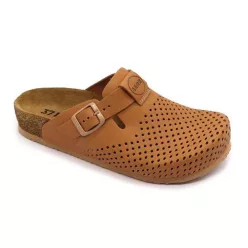   Leon Comfortstep 4250 barna bőr klumpa 36-41-Birkenstockhoz hasonlatos talppal