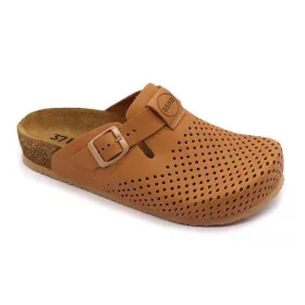   Leon Comfortstep 4250 barna bőr klumpa 36-41-Birkenstockhoz hasonlatos talppal