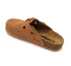 Leon Comfortstep 4250 barna bőr klumpa 36-41-Birkenstockhoz hasonlatos talppal