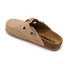 Leon Comfortstep 4250 bézs bőr klumpa 36-41-Birkenstockhoz hasonlatos talppal
