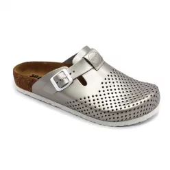   Leon Comfortstep 4250 pezsgő bőr klumpa 36, 38-41-Birkenstockhoz hasonlatos talppal