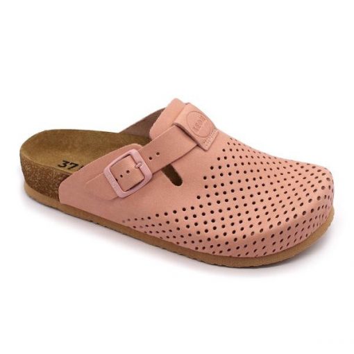 Leon Comfortstep 4250 rose bőr klumpa 36-41-Birkenstockhoz hasonlatos talppal