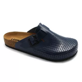   Leon Comfortstep 4700 kék férfi bőr klumpa 42, 44-46  -Birkenstockhoz hasonlatos talppal