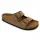 Leon Comfortstep 4703 világosbarna-velur férfi bőr papucs 43, 44 -Birkenstockhoz hasonlatos talppal