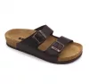 Leon Comfortstep 4723 barna férfi bőr papucs 42-45 -Birkenstockhoz hasonlatos talppal