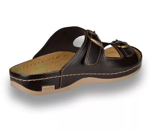 Leon Comfortstep 702 barna férfi bőr papucs 41-46