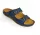 Leon Comfortstep 703 kék férfi bőr papucs 41-46