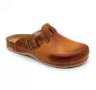 Leon Comfortstep 707 barna férfi bőr papucs 41-46