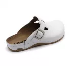 Leon Comfortstep 707 fehér férfi bőr papucs 41-46