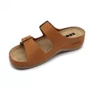 Leon Comfortstep 908 női barna bőr papucs 36-41
