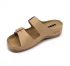 Leon Comfortstep 908 női bézs bőr papucs 35-42