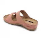 Leon Comfortstep 908 női rose bőr papucs 35-42