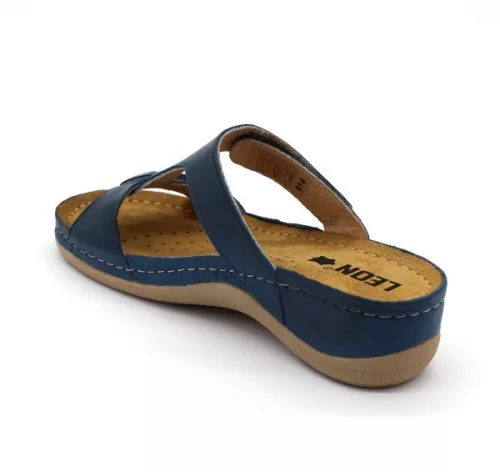 Leon Comfortstep 914 kék papucs 36, 37