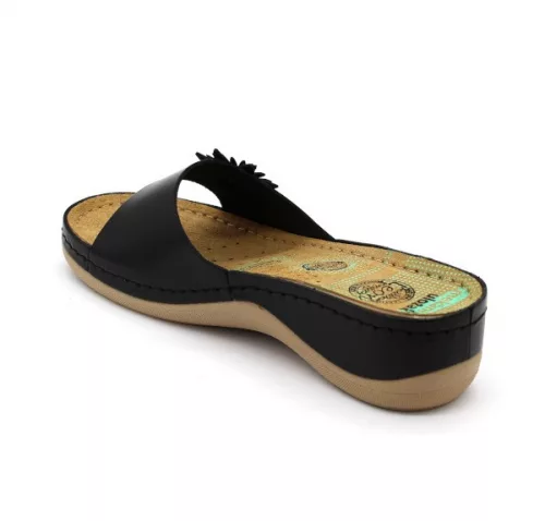 Leon Comfortstep 915 fekete papucs 35-40