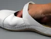 Leon Comfortstep 953 fehér bőr-textil papucs bütykös lábra 36-41