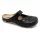 Leon Comfortstep 953 fekete bőr-textil papucs bütykös lábra 36-41