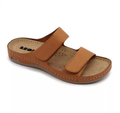Leon Comfortstep 954 barna női bőr papucs 36-41
