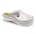 Leon Comfortstep PU 100 perla női bőr papucs 36-41