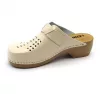 Leon Comfortstep PU 161 bézs női bőr papucs 36-41