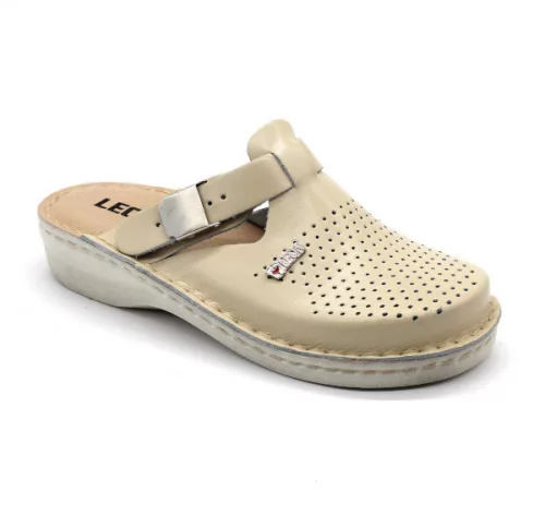 Leon Comforstep V260 bézs női bőr klumpa 36-42 